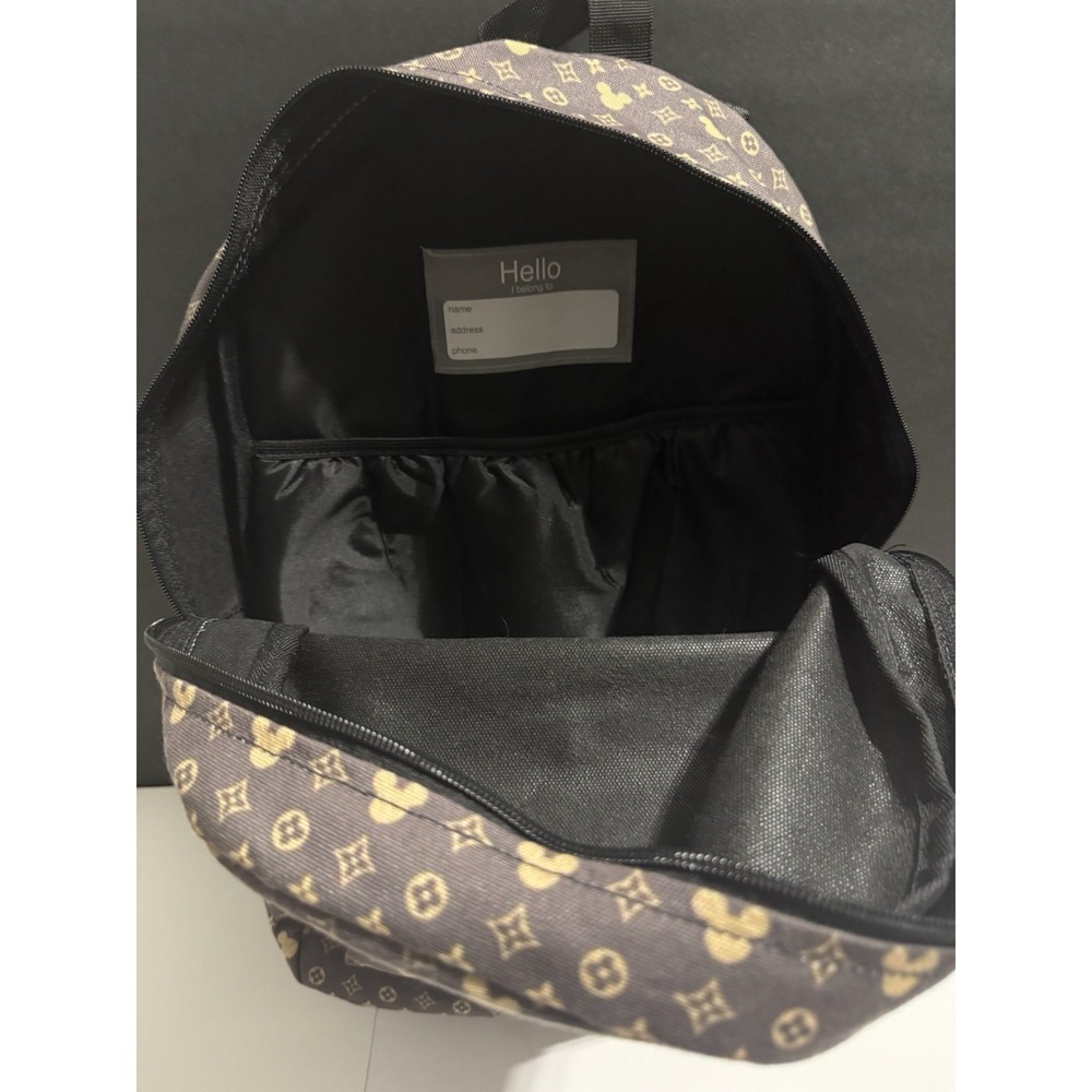 Brown Monogrammed Mickey Backpack - image 6